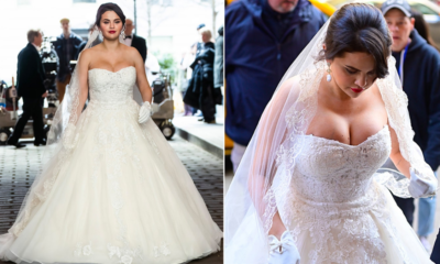 Selena Gomez sent the internet into a frenzy as she showed up in a wedding costume on March 21 while filming for her blockbuster series "Only Murders in the Building". Audiences are now wondering if Mabel Mora, the role played by Gomez, will wed in the forthcoming third season of the show. Gomez looked stunning in the traditional strapless gown with a sweetheart neckline and embroidered lace draping down from the bust, as seen in paparazzi images taken on set, worn with white chunky-soled Dr. Martens Sinclair boots. A matching lace veil, white gloves with bows, pearl drop earrings, and crimson lipstick complimented Selena's wedding costume. Steve Martin and Martin Short, who are also playing roles along with Selena Gomez, were spotted on the set prepared for a wedding. Martin was wearing a tuxedo, and Short was sporting a suit and a red scarf. Martin and Short could be seen escorting Gomez into a taxi as the group left the Upper West Side residence that portrays as the Arconia. Also Read: Miley Cyrus Stuns Fans With Edgy Look, Shows Off Tattooed Arms In Sizzling Mini Dress The cast members have been teasing the fans of "Only Murders in the Building" with images from the highly anticipated third season. Gomez posted images of herself on Instagram seated in Mabel's white outfit, while Short and Martin also shared pictures of her on Twitter. A part of the fans thinks that the wedding dress may be a part of an intricate plot to apprehend the most recent murder suspect, given how unpredictable the show can be. Despite the situation, fans are eager to learn what lies next for their favorite "Only Murders in the Building" characters in the forthcoming third season. They may drool over these glimpses of Selena Gomez in full wedding mood till then.