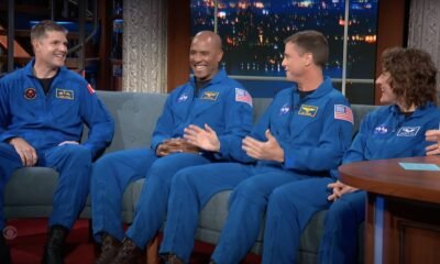 NASA’s Artemis II moon mission astronauts yell re-entry to Stephen Colbert