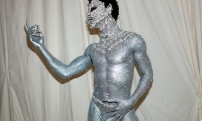 Lil Nas X Showed Up to the Met Gala in Nothing But a Steel Thong, Silver Body Paint, and Jewels