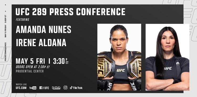 UFC 289 Press Convention Are living Video