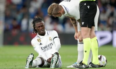 Eduardo Camavinga hurt: Proper Madrid’s versatile Frenchman can also omit Champions League clash with Man Metropolis