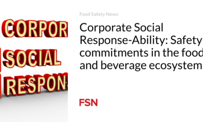 Company Social Response-Ability: Safety commitments in the meals and beverage ecosystem