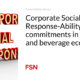Company Social Response-Ability: Safety commitments in the meals and beverage ecosystem