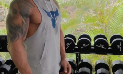 The Rock Builds Arm Energy and Measurement With This ‘Burning’ Bicep Finisher
