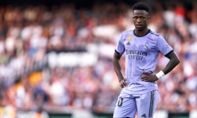 Seven arrested over Vinicius effigy, racist abuse