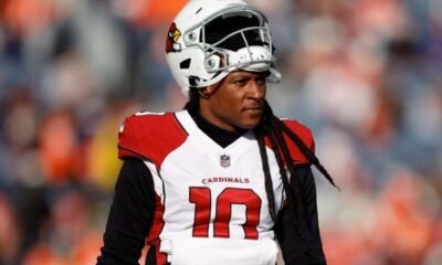 Cardinals start WR Hopkins after 3 seasons