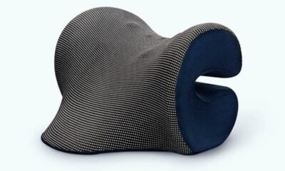 Rep an ergonomic massaging neck pillow for $50