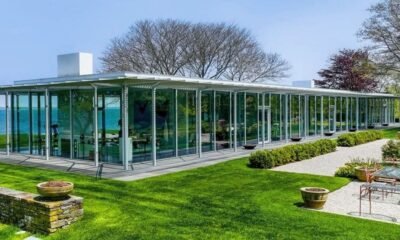 $8.25M Standard Glass Residence on Fishers Island Showcases Art of Nature Inside of and Out