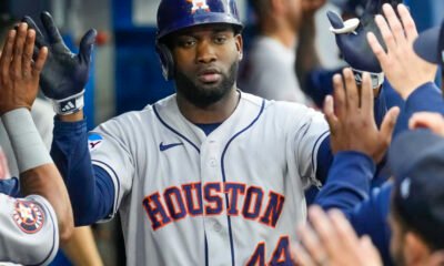 Astros’ Yordan Álvarez Placed on 10-Day IL with Oblique Wound