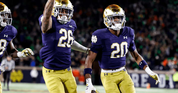 Notre Dame Secondary Ranked sixth Perfect In College Football