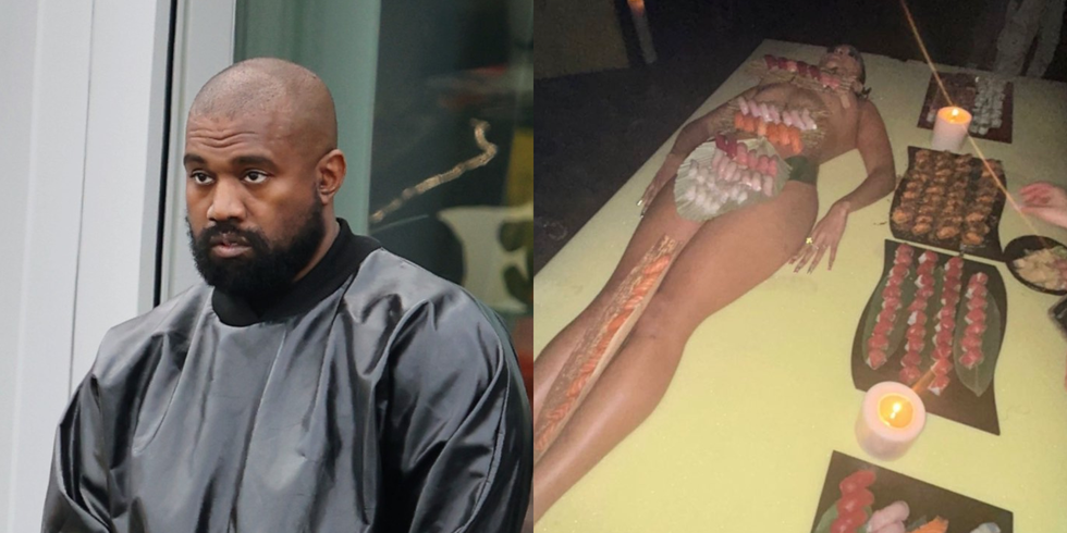 Kanye West Served Sushi Off Bare Females at His forty sixth Birthday Occasion, and Followers Are no longer Chuffed