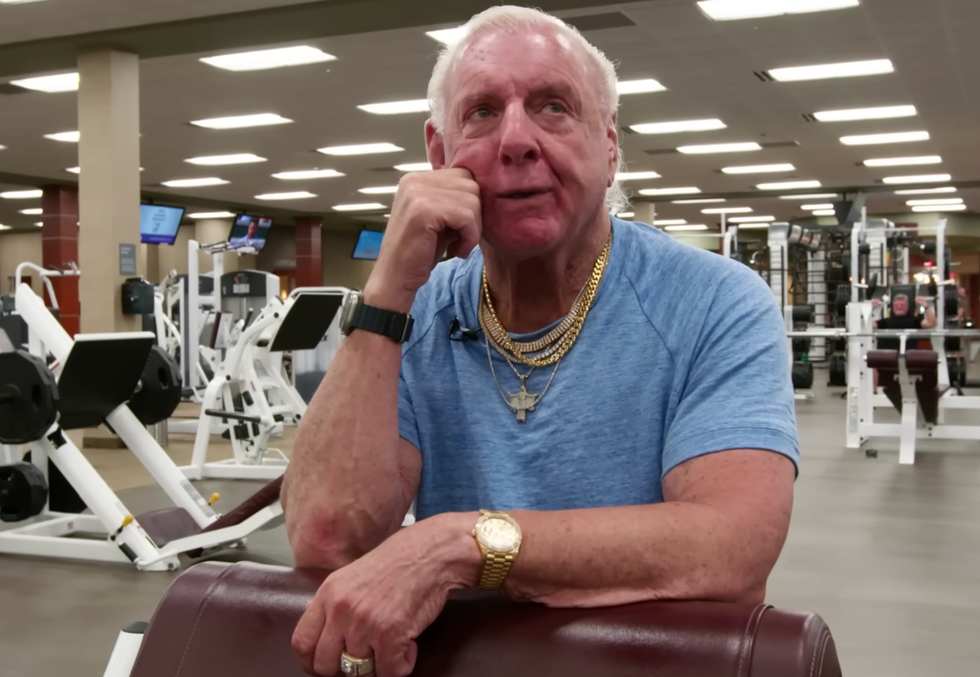 Wrestling Story Ric Flair Restful Trains Esteem a Pro