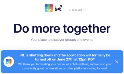 Social app IRL, valued at $1 billion, shuts down because it would not find any users IRL