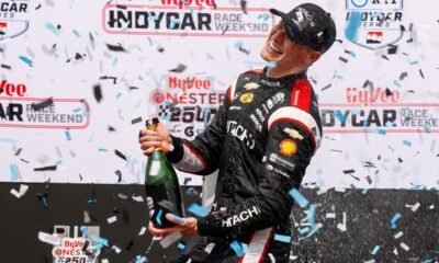 IndyCar Iowa: Newgarden wins Roam 2 for fifth straight oval victory