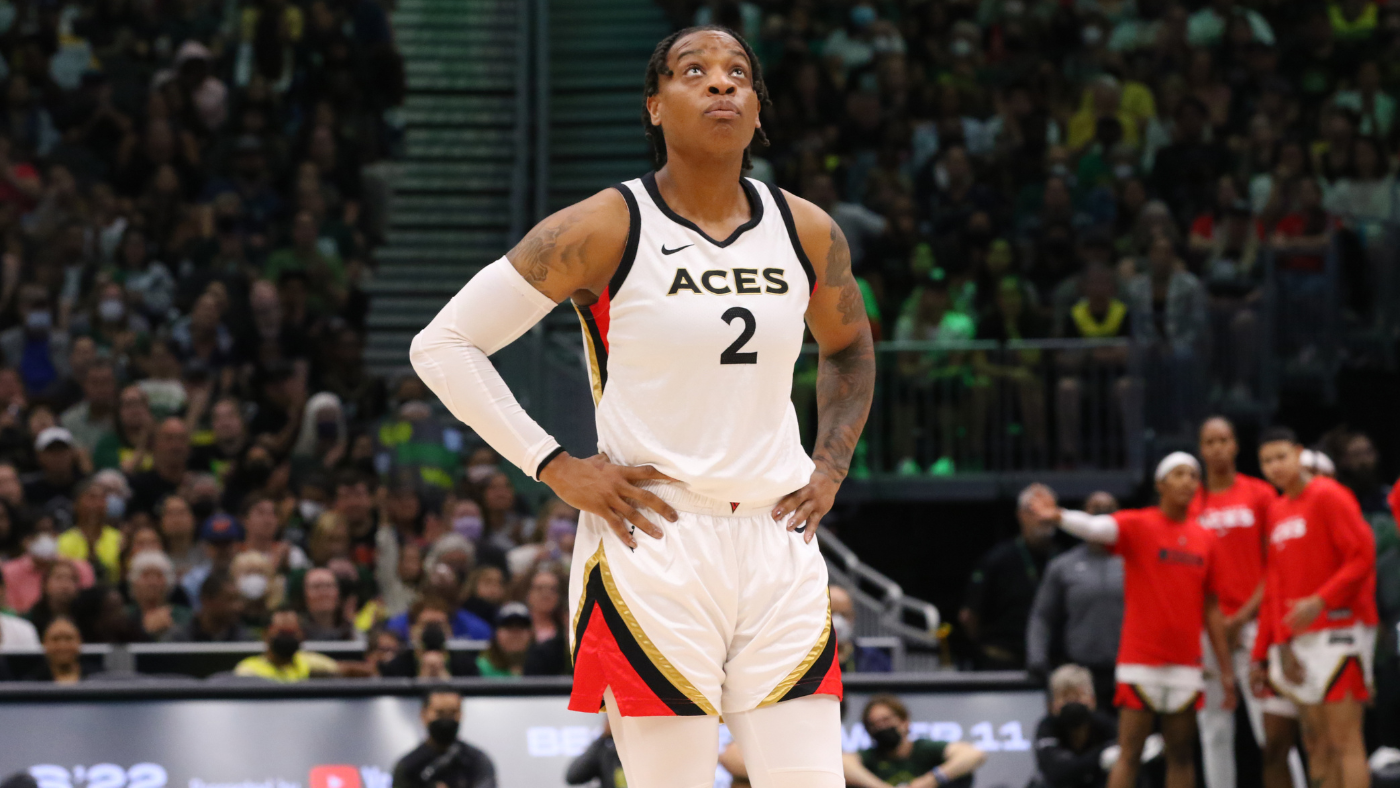 Las Vegas Aces guard Riquna Williams ‘precluded from team activities’ after home violence arrest