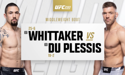UFC 290: Robert Whittaker vs Driscus Du Plessis Highlights