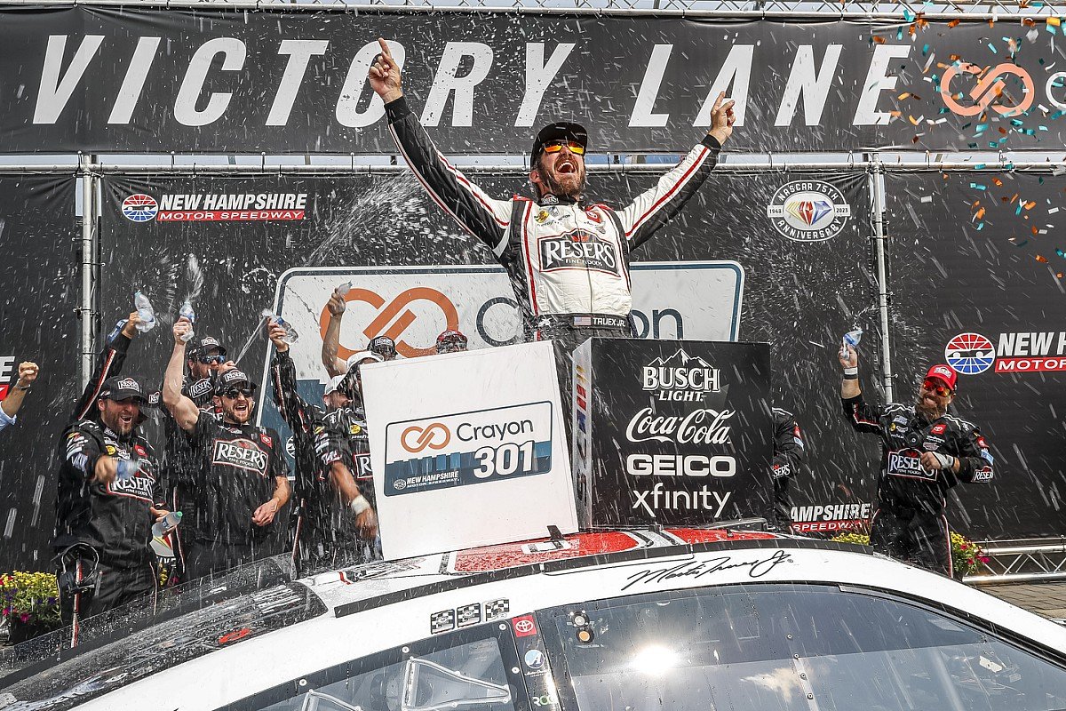 Martin Truex Jr. dominates Fresh Hampshire Cup streak