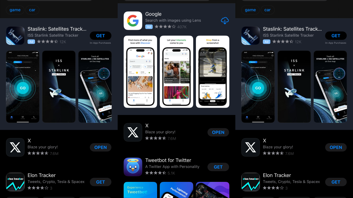 Apple App Retailer renames Twitter ‘X’