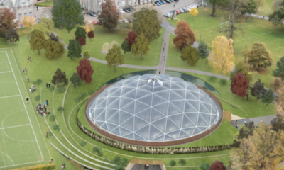 Scottish college dome designed by Eden Project architect