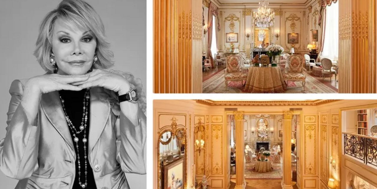 Joan Rivers’ opulent historical home reappears within the marketplace in The extensive apple for $34.5 million