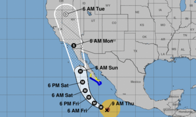 Wow, a very uncommon tropical storm is monitoring in direction of California. What to know.