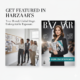Get Featured in Harper’s Bazaar