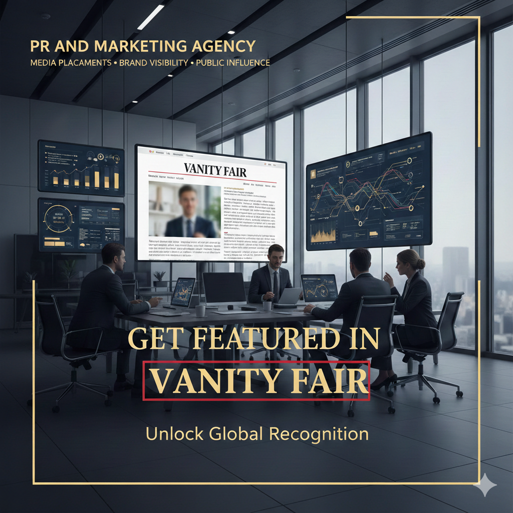 Get featured in Vanity Fair