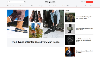 Get featured in Esquire
