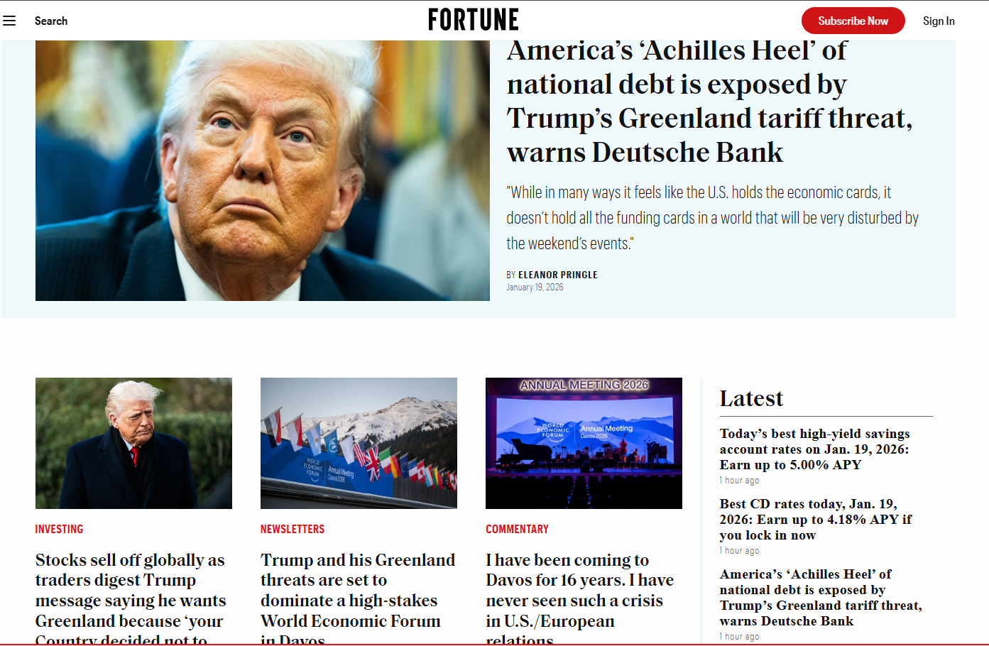 get featured in Fortune magazine