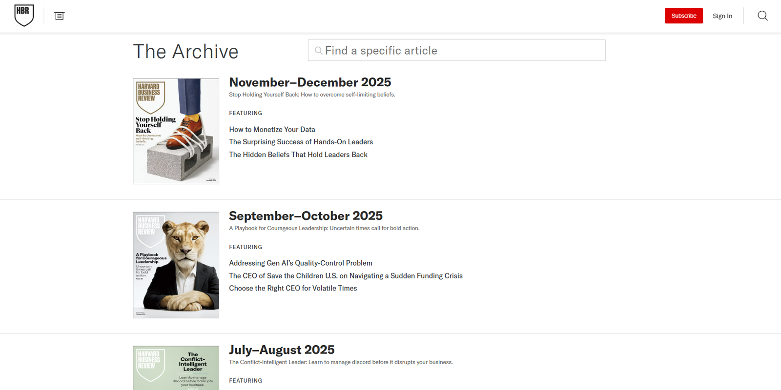 Get published in Harvard Business Review magazine