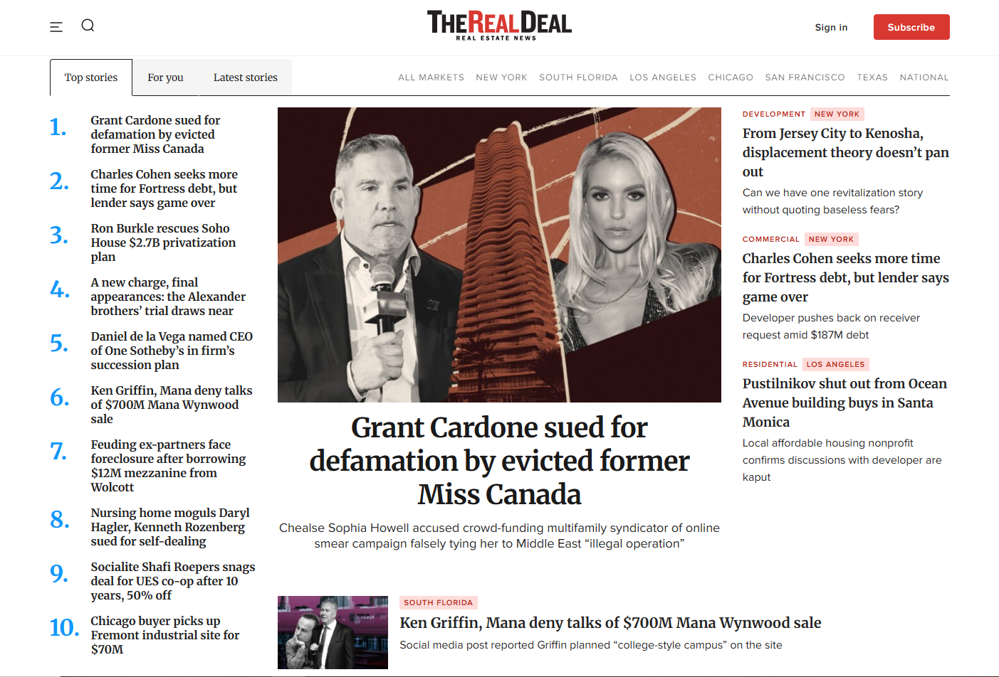 Get published in The Real Deal