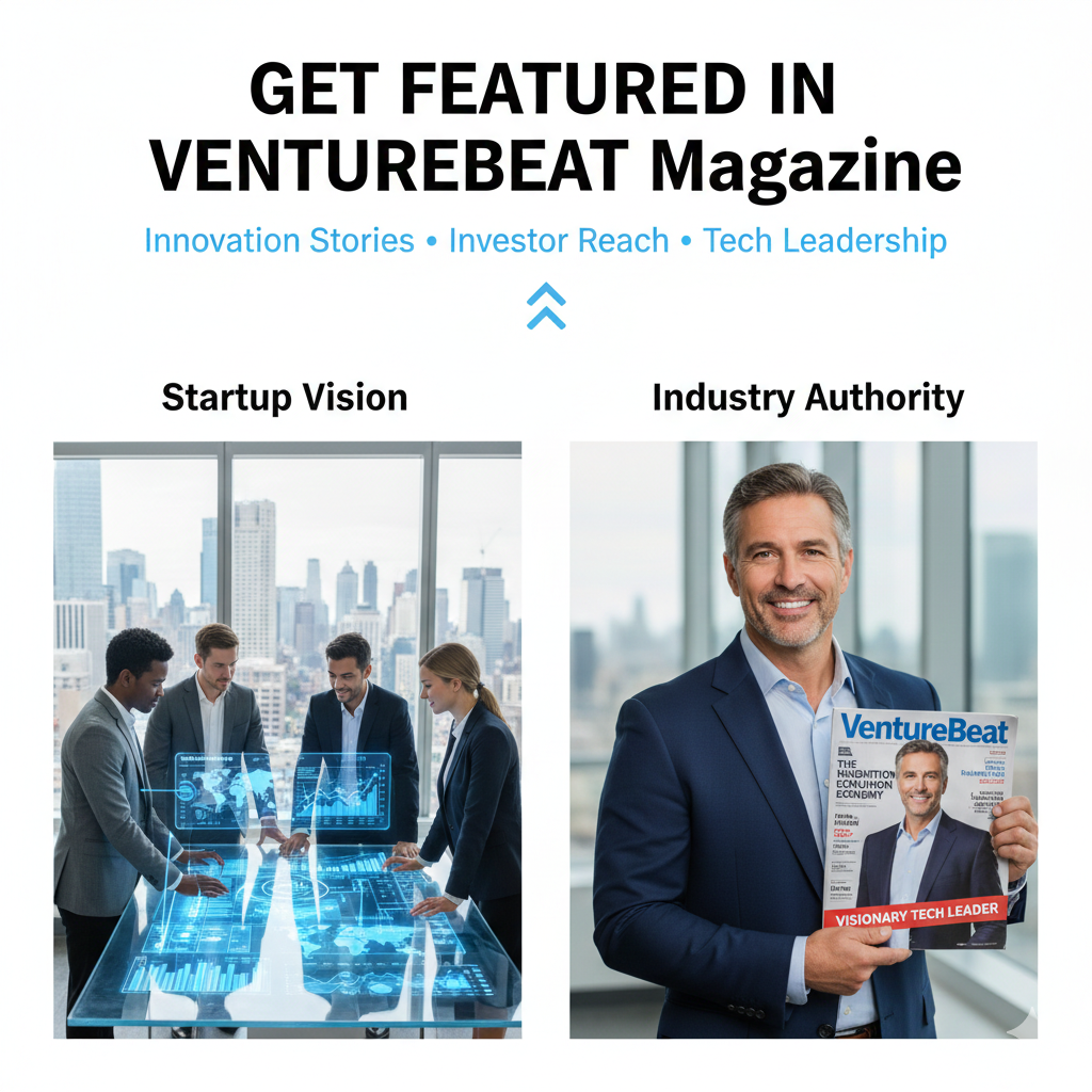 Get featured in VentureBeat magazine