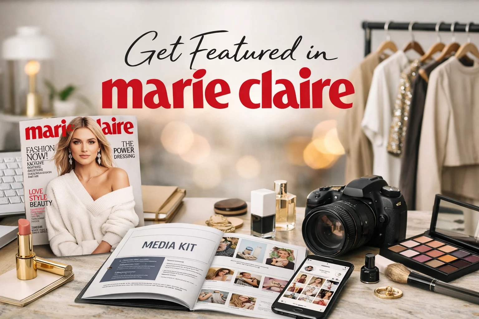 Get Featured in Marie Claire