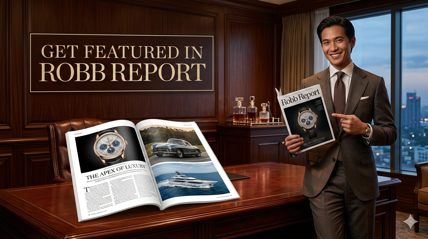 Get Featured in Robb Report
