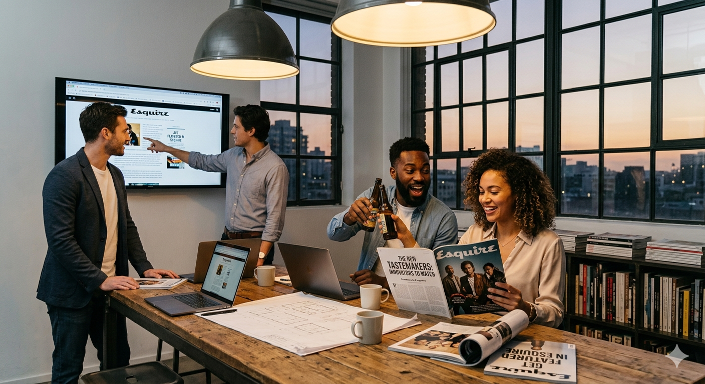 Get featured in Esquire