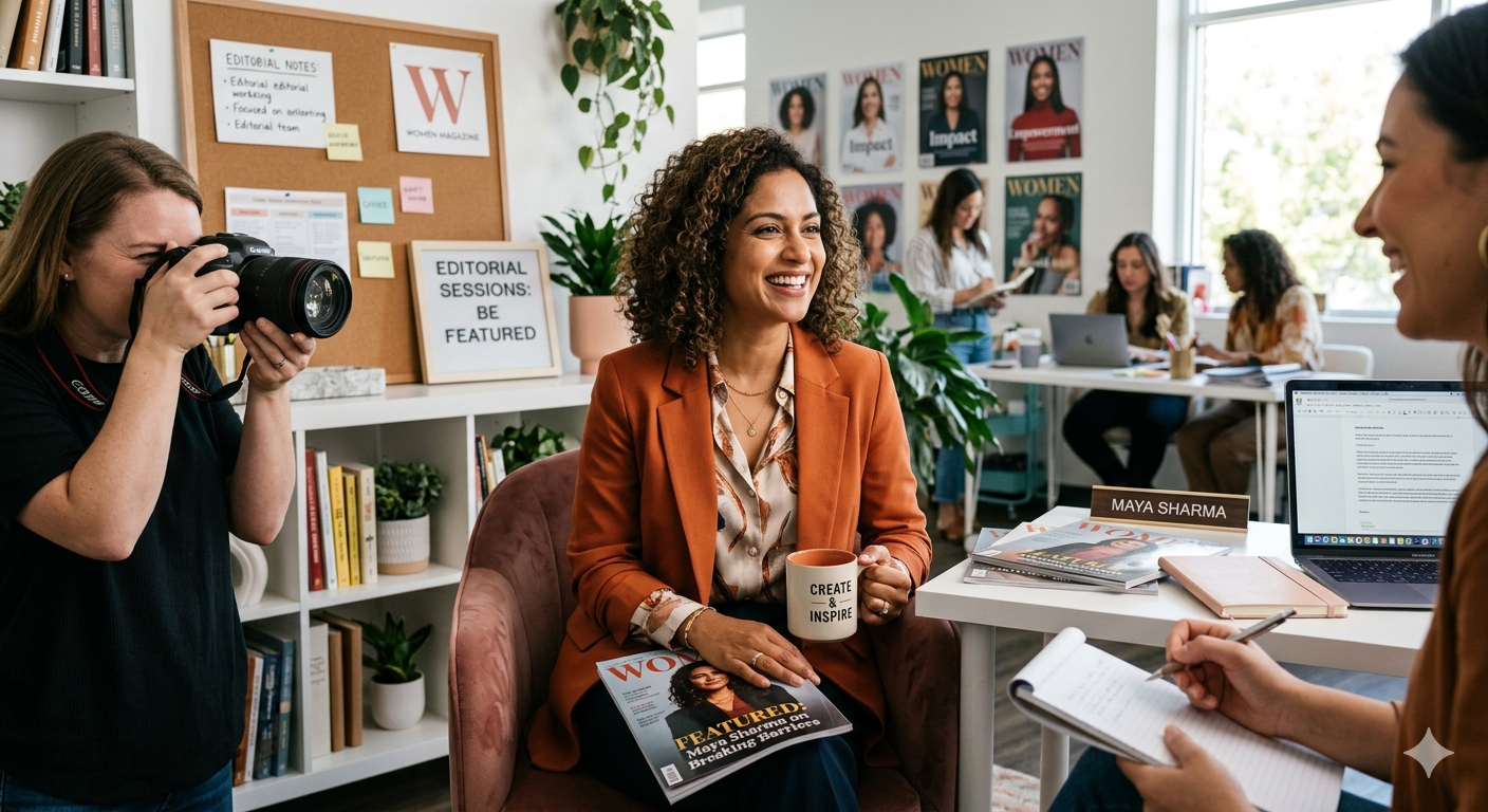 Get Featured in Women Magazine