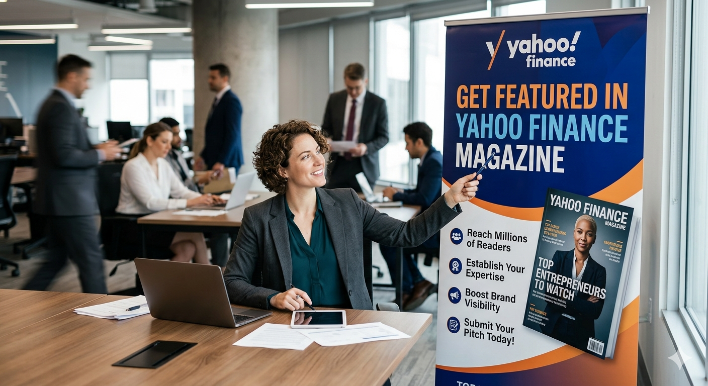 Get featured in Yahoo Finance Magazine