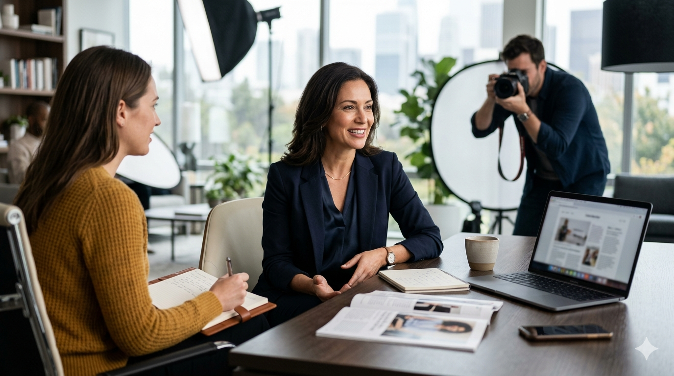 Get featured in women magazine​